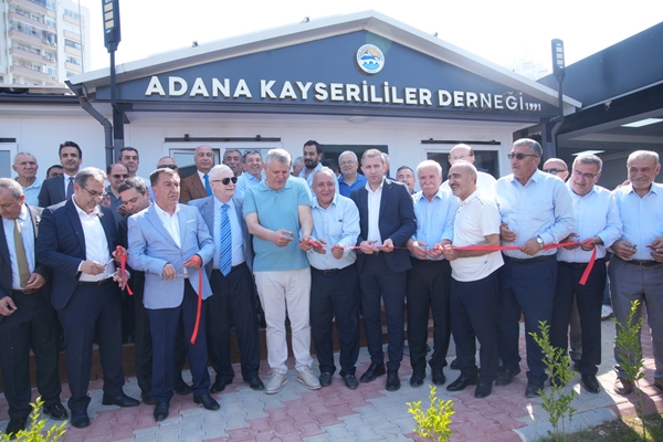 Adana Kayserililer Derneği' yeni binasını en görkemli şekilde açtı