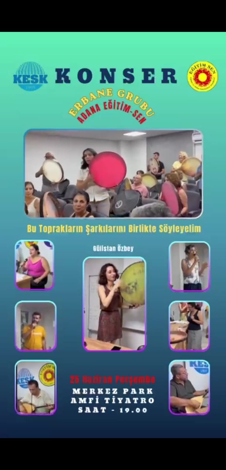 Adana Eğitimsen Şubesi ERBANE Grubu Etkinliği