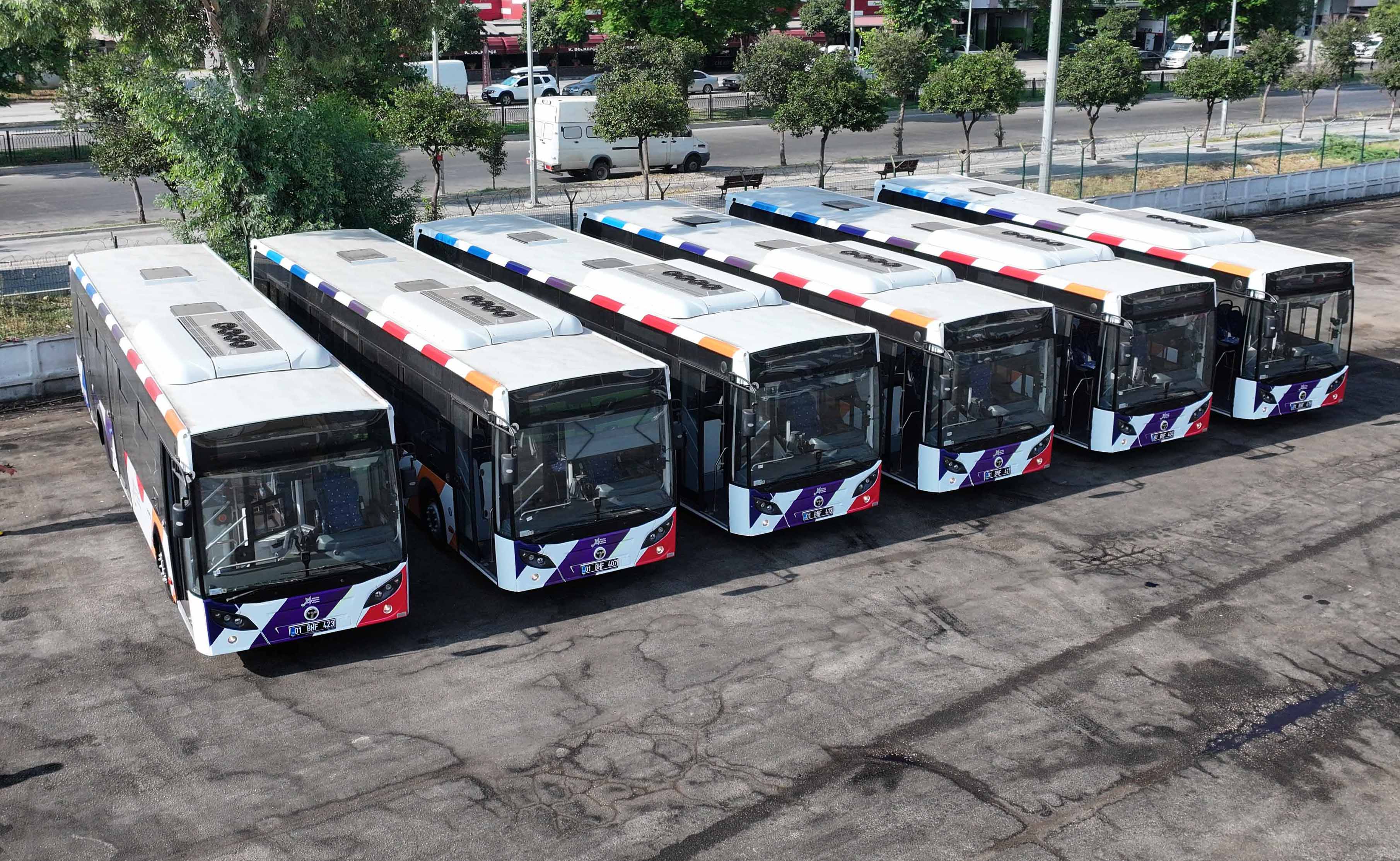 6 otobüs filoya katıldı, 13’ü elektrikli, toplam 38 otobüs 6 ay içinde halkın hizmetinde olacak.